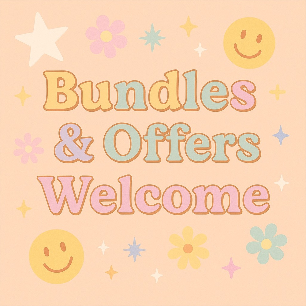 Bundles and Offers are always welcome!